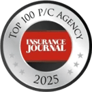 Insurance Journal Top 100 P/C Agency 2025 seal