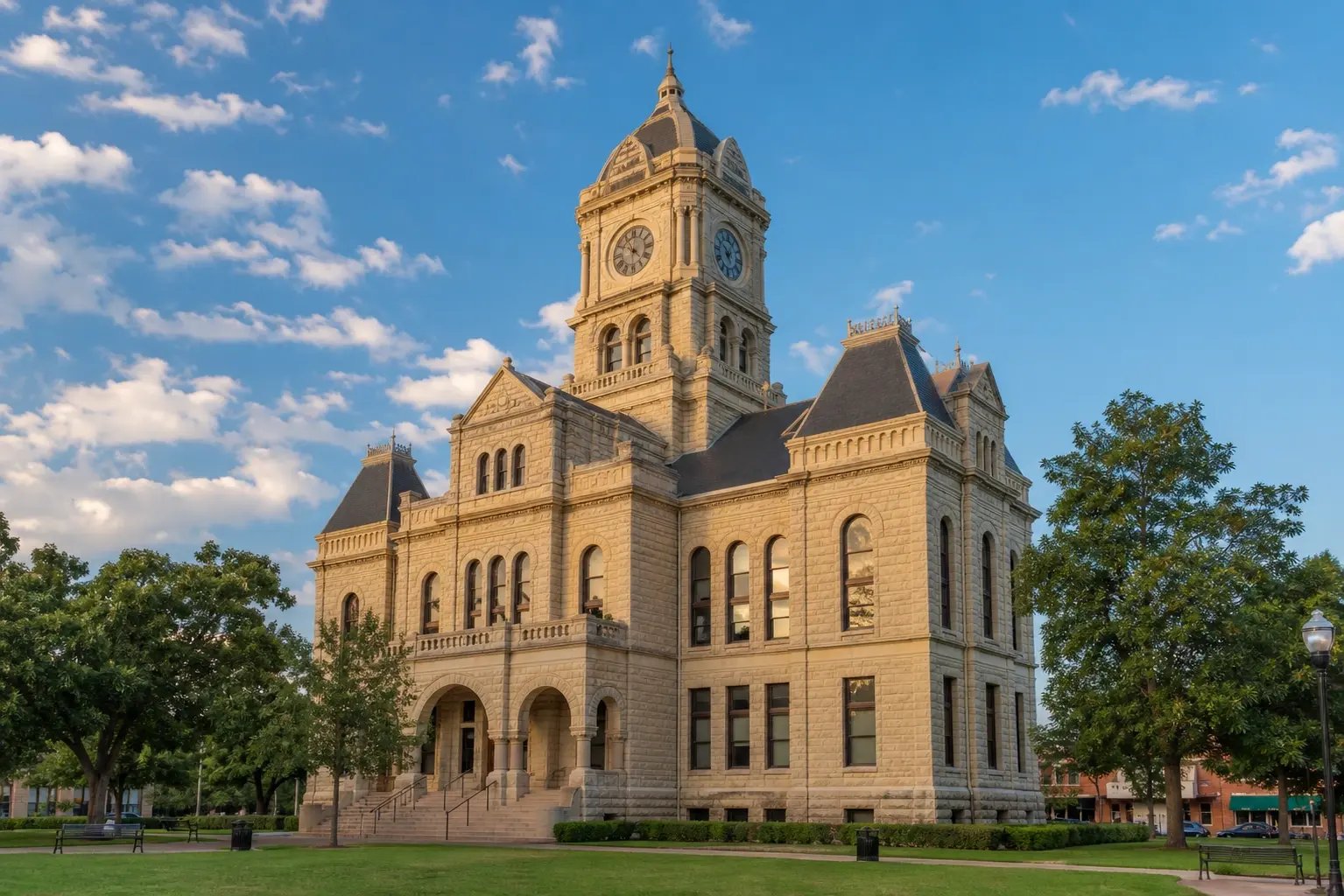 Historic Courthouse at Downtown McKinney Town Square
